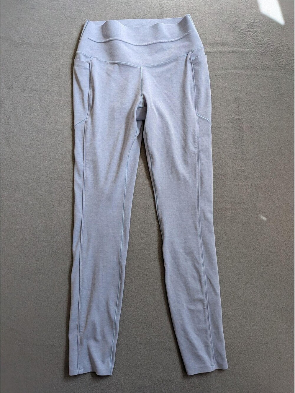 Rhone Leggings Womens S blue High Waist Ankle Pockets Yoga Gym Workout